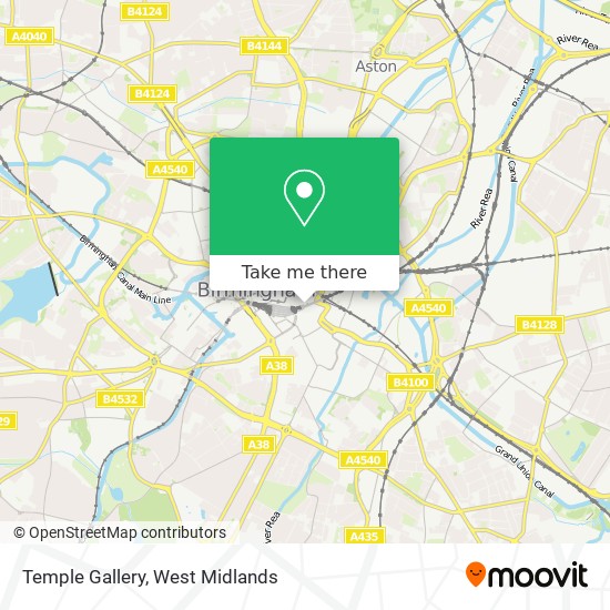 Temple Gallery map