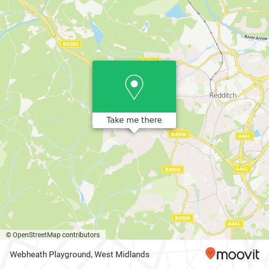 Webheath Playground map