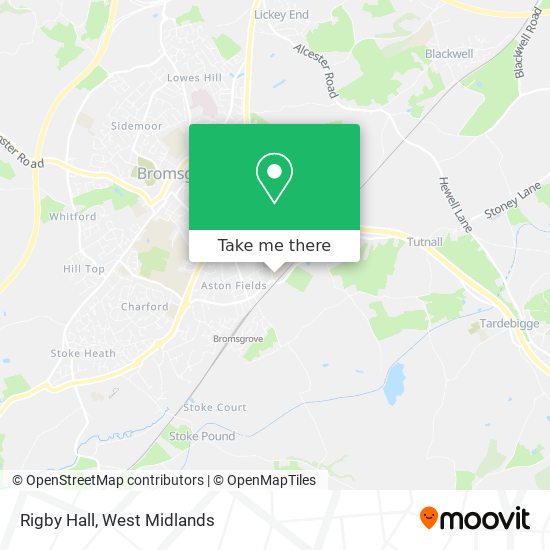 Rigby Hall map