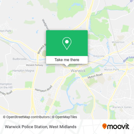 Warwick Police Station map