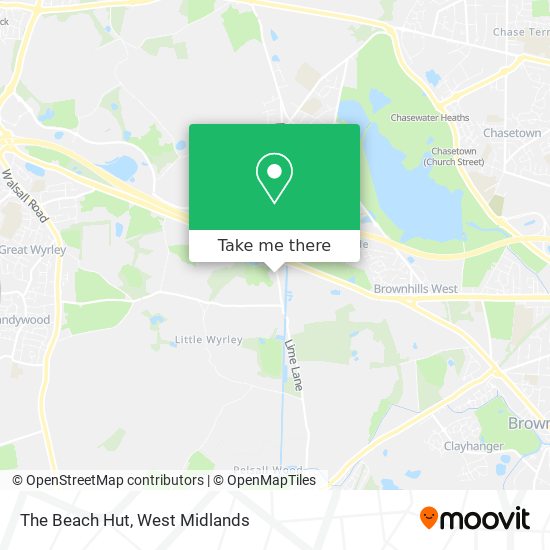 The Beach Hut map