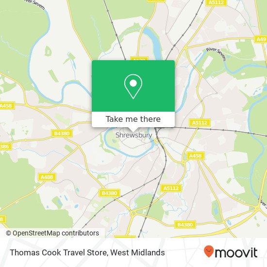 Thomas Cook Travel Store map