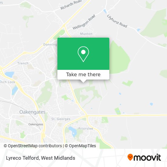 Lyreco Telford map
