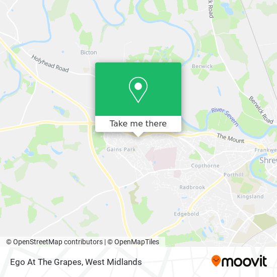 Ego At The Grapes map
