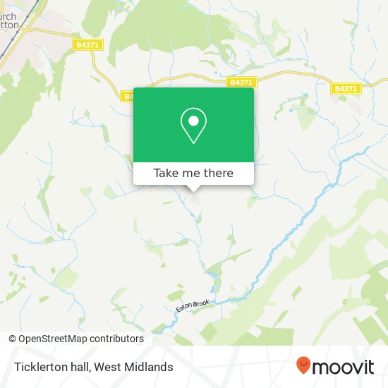 Ticklerton hall map