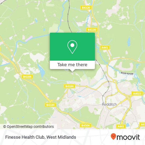 Finesse Health Club map