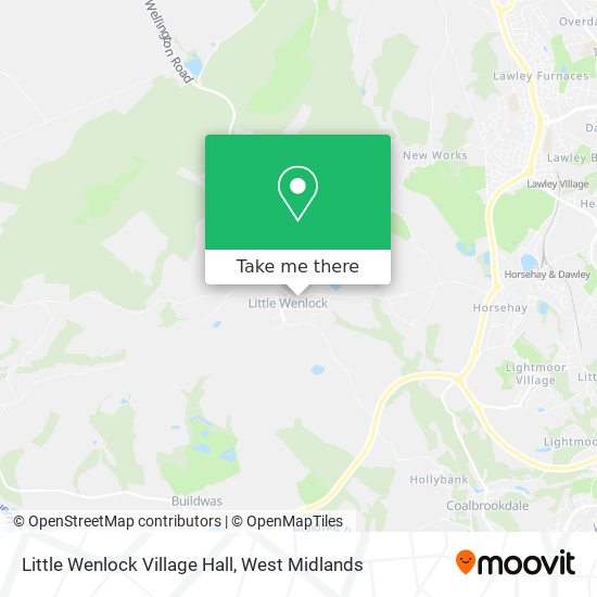 Little Wenlock Village Hall map