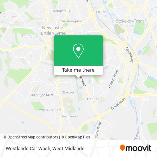 Westlands Car Wash map