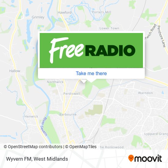 Wyvern FM map