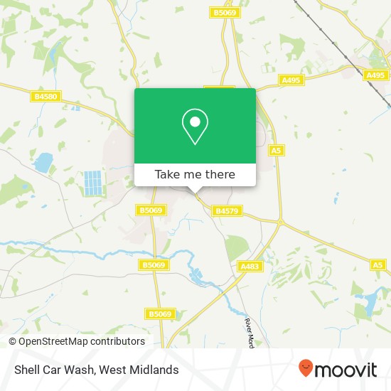 Shell Car Wash map