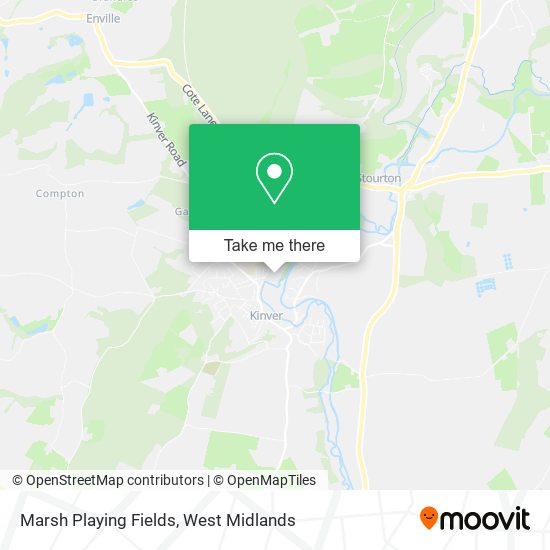 Marsh Playing Fields map