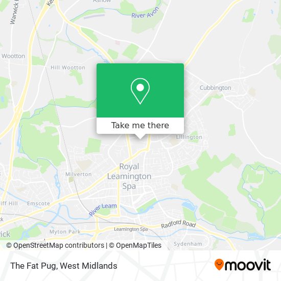 The Fat Pug map