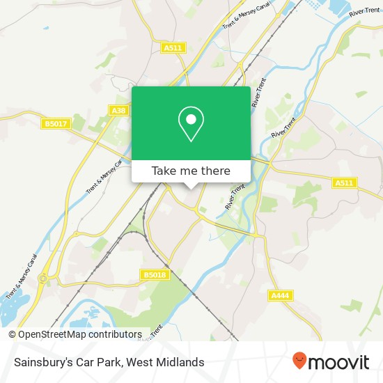 Sainsbury's Car Park map
