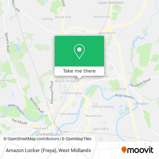 Amazon Locker (Freya) map