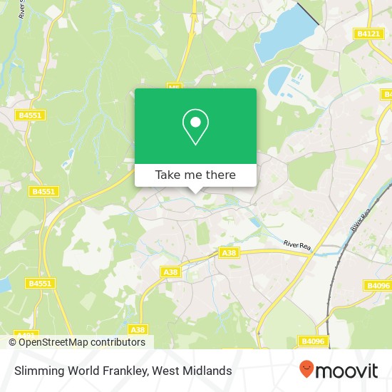 Slimming World Frankley map