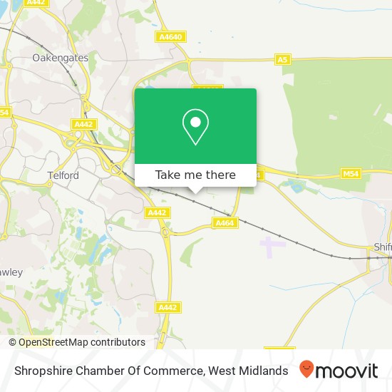 Shropshire Chamber Of Commerce map