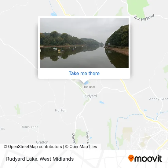 Rudyard Lake map