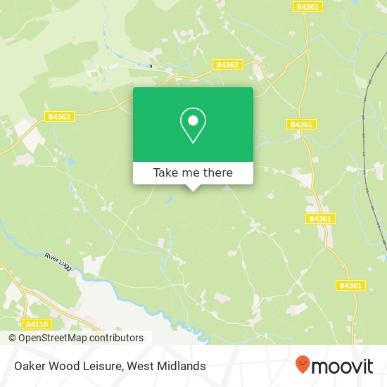 Oaker Wood Leisure map