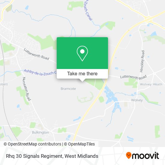 Rhq 30 Signals Regiment map