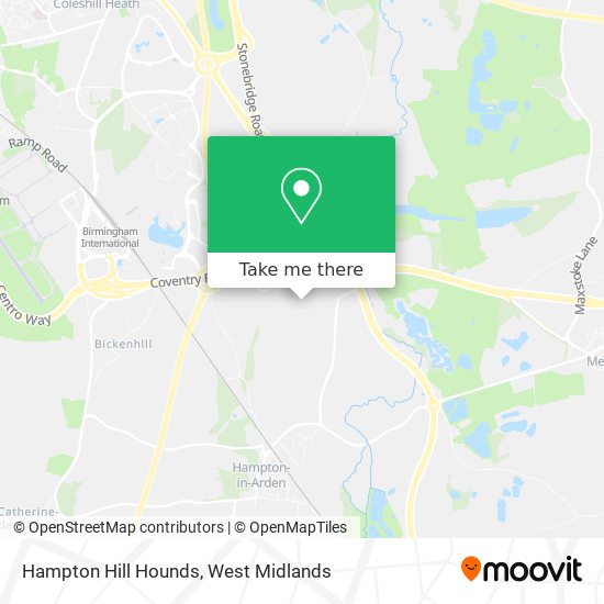 Hampton Hill Hounds map