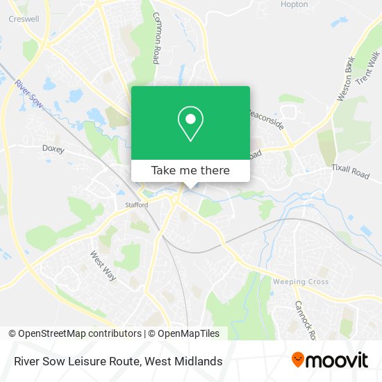 River Sow Leisure Route map