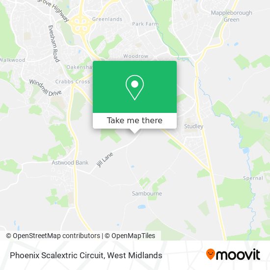 Phoenix Scalextric Circuit map