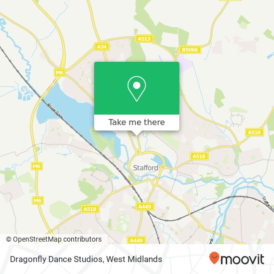 Dragonfly Dance Studios map