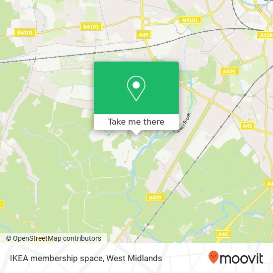 IKEA membership space map