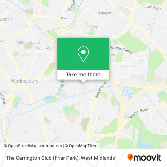 The Carrington Club (Friar Park) map