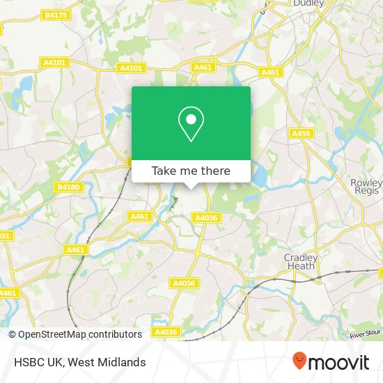 HSBC UK map