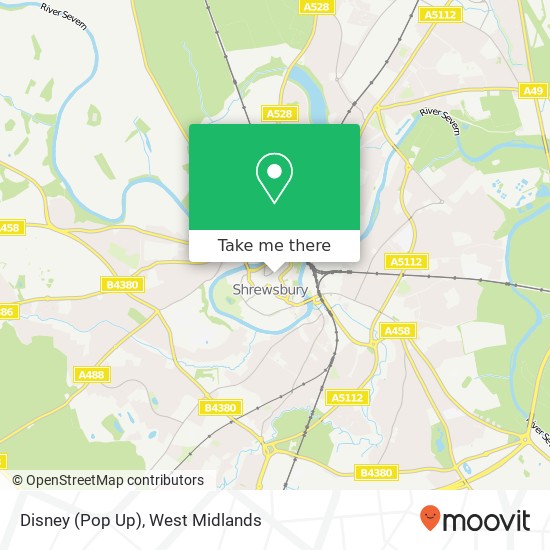 Disney (Pop Up) map