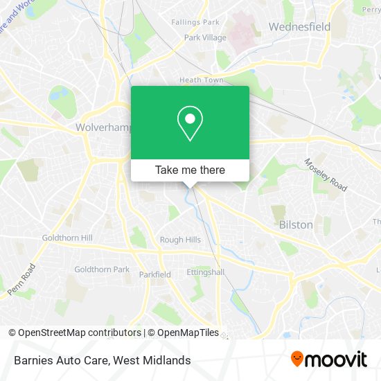 Barnies Auto Care map