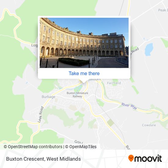 Buxton Crescent map