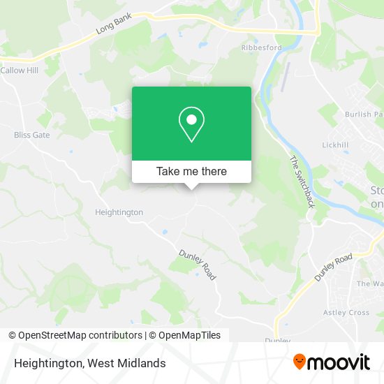 Heightington map