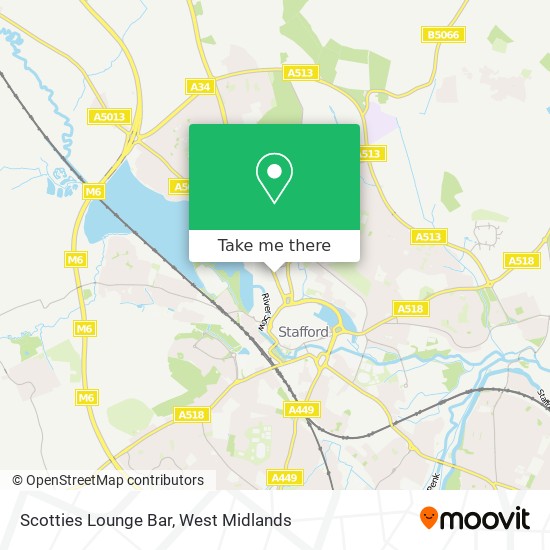 Scotties Lounge Bar map