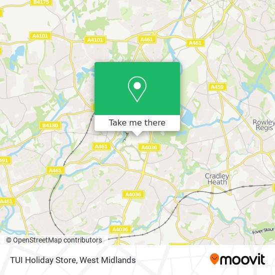 TUI Holiday Store map