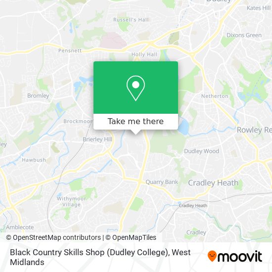 Black Country Skills Shop (Dudley College) map