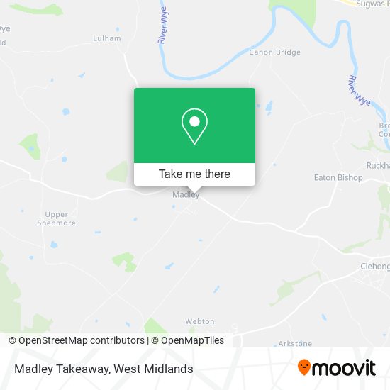 Madley Takeaway map