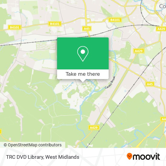 TRC DVD Library map