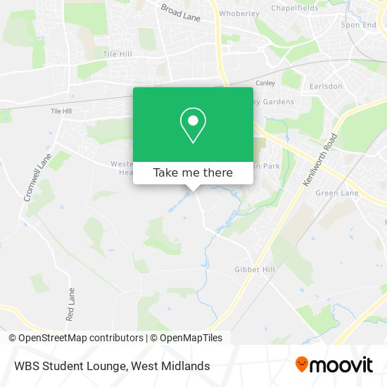 WBS Student Lounge map
