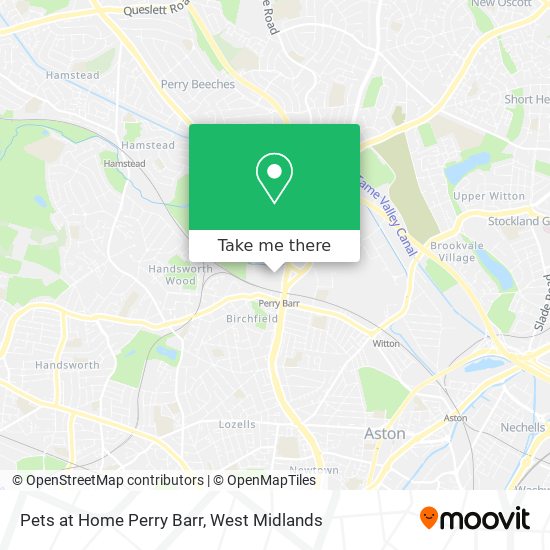 Pets at Home Perry Barr map