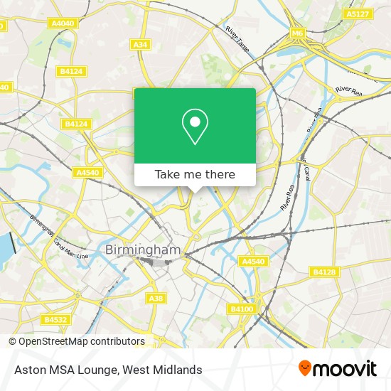 Aston MSA Lounge map