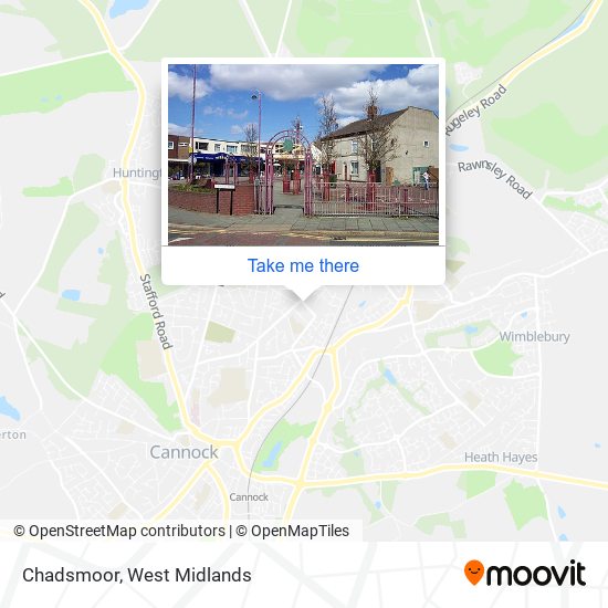 Chadsmoor map