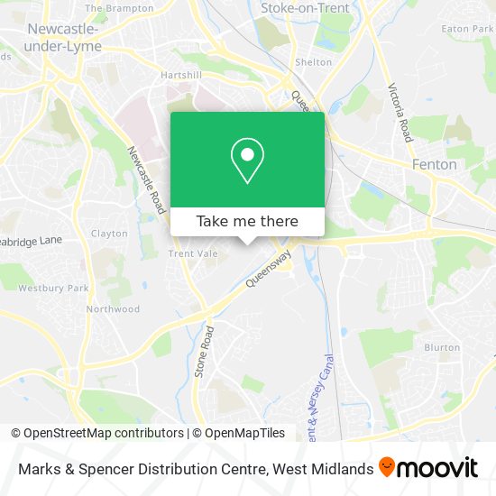 Marks & Spencer Distribution Centre map