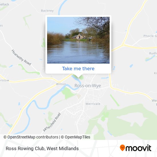 Ross Rowing Club map