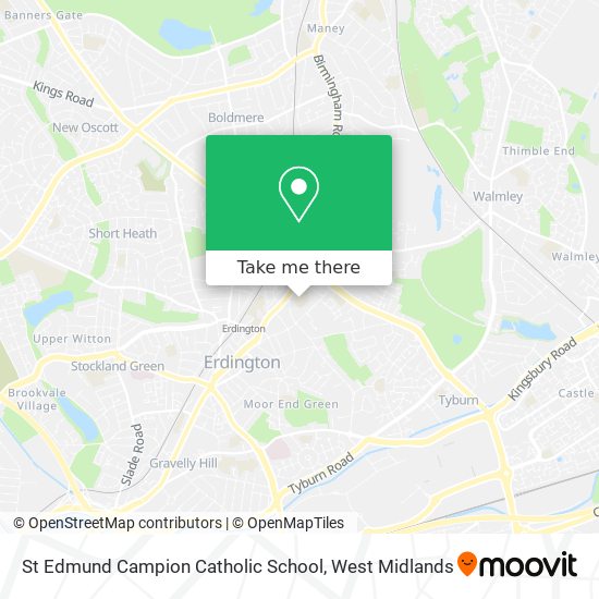 St Edmund Campion Catholic School map