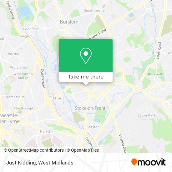 Just Kidding map