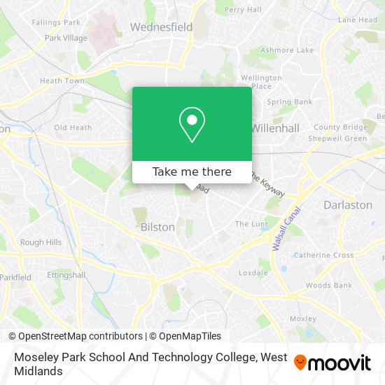 Moseley Park School And Technology College map