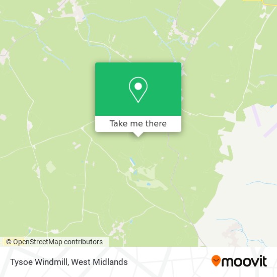 Tysoe Windmill map
