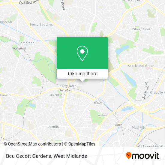 How to Get to Bcu Oscott Gardens in Perry Barr by Bus, Train or Light Rail?